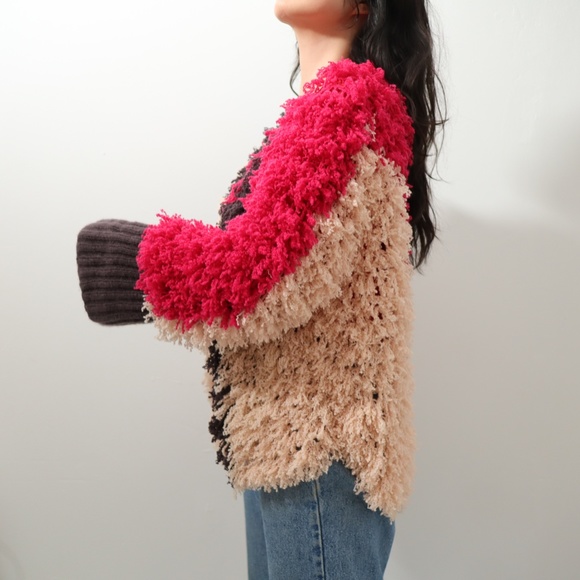 Ryan Roche 100% Cashmere Pink Cardigan Knit Jacket / 2013 NY Collection - Picture 6 of 12